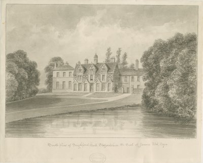Seighford Hall by John Buckler