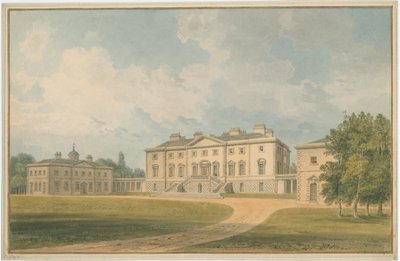 Sussex - Hall in unknown location, 1807 by John Buckler