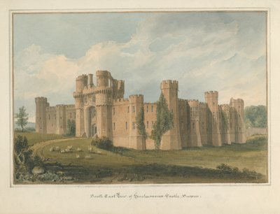 Sussex - Herstmonceux Castle, 1824 by John Buckler