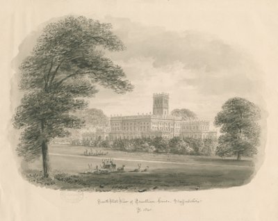 Trentham Hall by John Buckler