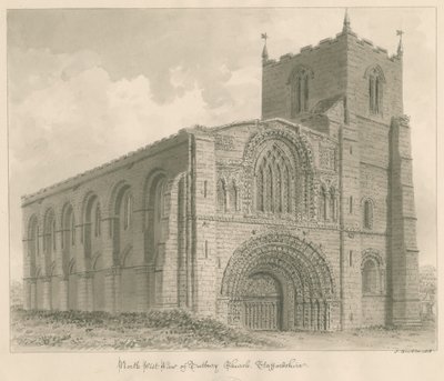 Tutbury Priory Church by John Buckler