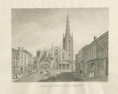 Walsall Town and Church by John Buckler