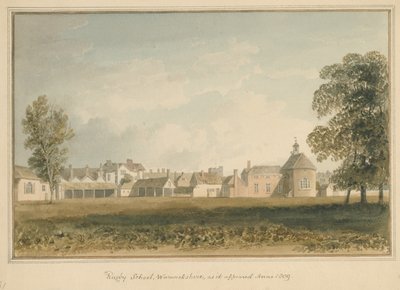 Warwickshire - Rugby School by John Buckler
