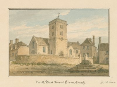 Wiltshire - Hindon Church by John Buckler