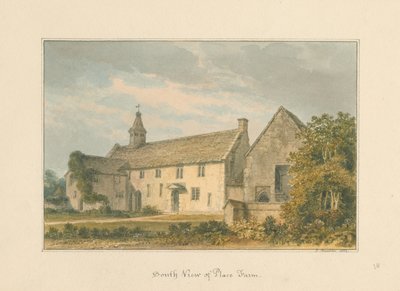 Wiltshire - Place Farm, 1812 by John Buckler