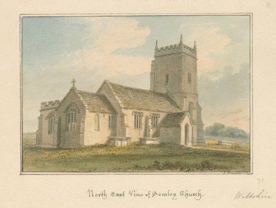 Wiltshire - Semley Church by John Buckler