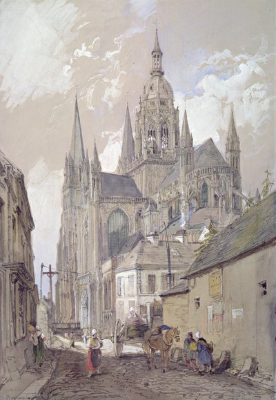 Bayeux Cathedral, View from the South East by John Burgess