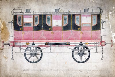 Manchester & Leeds Railway first class carriage by John Burgess