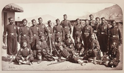 4th Goorkha Regiment Bayonet Team by John Burke