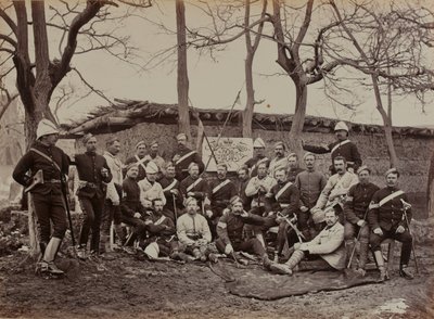 Sergeants of the 9th Lancers, Kabul by John Burke