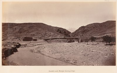 The Bridge at Surakh-aub by John Burke