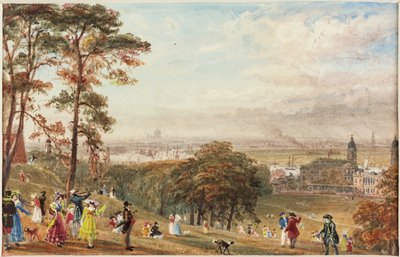 London from Greenwich by John Byrne