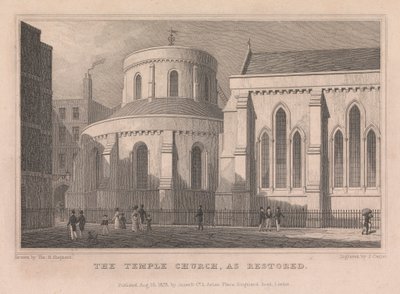 The Temple Church as Restored by John Carter