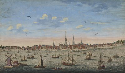 An East Perspective View of Philadelphia by John Carwitham