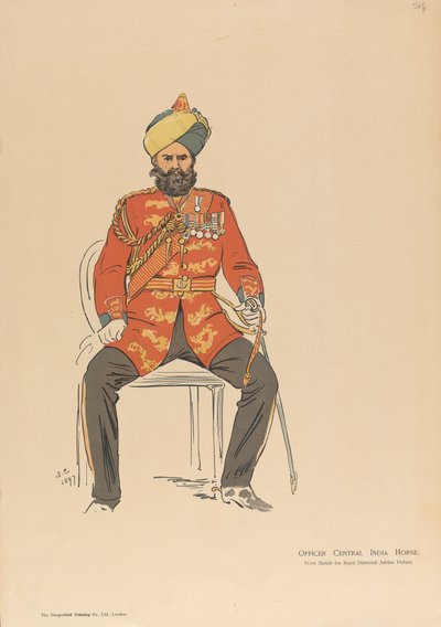 Officer Central India Horse by John Charlton