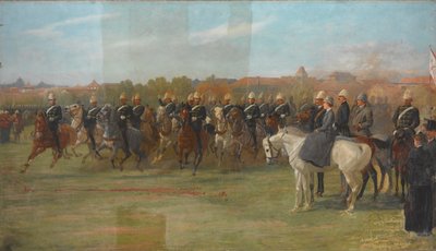 The Shanghai Volunteers at a Review by John Charlton