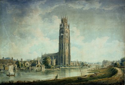 Boston Stump: View from the South-West by John Chessell Buckler