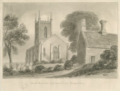 Ipstones Church by John Chessell Buckler