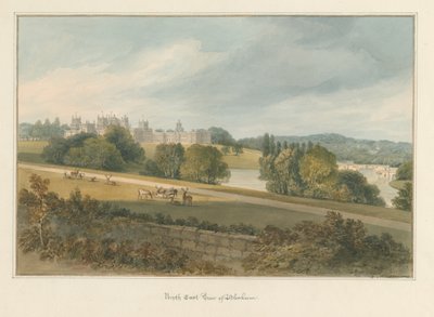 Oxfordshire - Blenheim Palace, 1823 by John Chessell Buckler