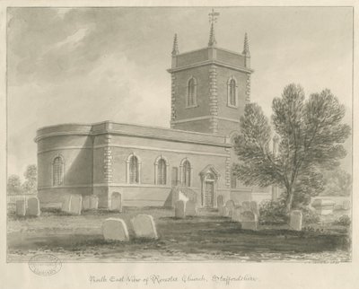 Rocester Church by John Chessell Buckler