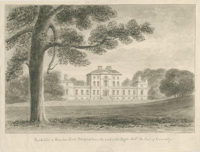Sandon Hall by John Chessell Buckler