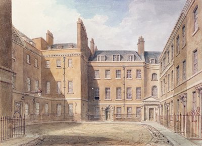 View of Downing Street, Westminster by John Chessell Buckler