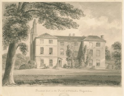 Wolstanton - Bradwell Hall by John Chessell Buckler