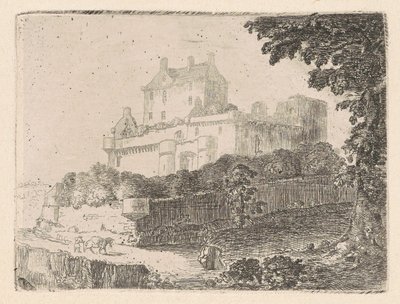 Dalhousie Castle I by John Clerk, of Eldin