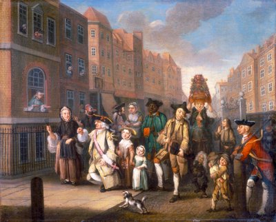 May Morning, 1760 by John Collet