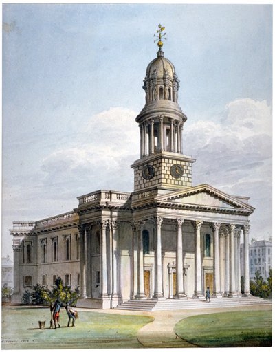 St Marylebone New Church, London, 1816 by John Coney
