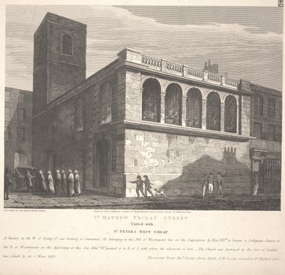 St. Mathew Friday Street by John Coney