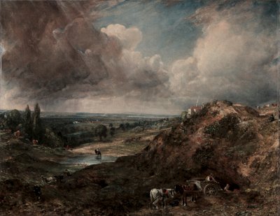 Branch Hill Pond, Hampstead, 1828 by John Constable