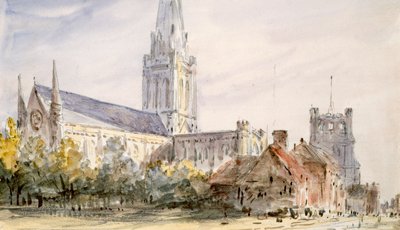 Chichester Cathedral, Sussex, c. 1796-1837 by John Constable