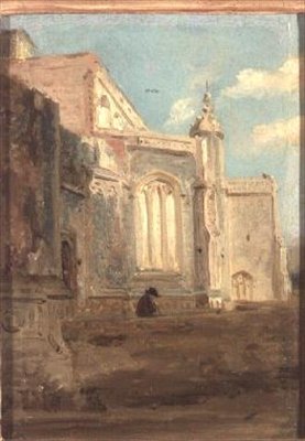 East Bergholt Church by John Constable