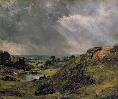 Hampstead Heath, Branch Hill Pond by John Constable