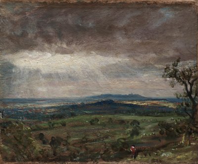 Hampstead Heath, Looking Toward Harrow, circa 1821 by John Constable