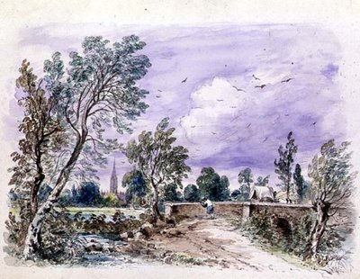 Milford Bridge by John Constable