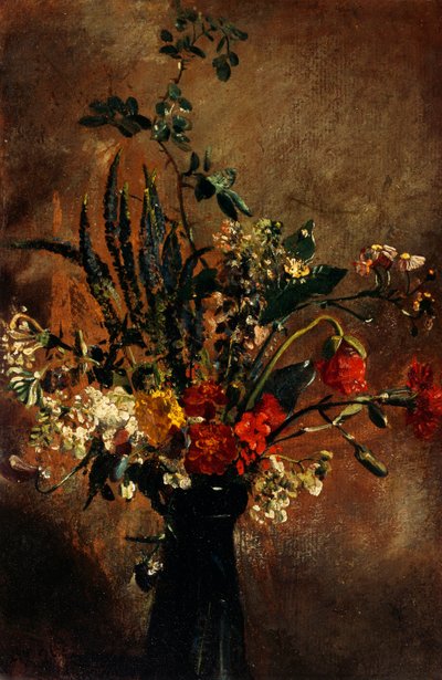 Study of Flowers in a Hyacinth Glass by John Constable