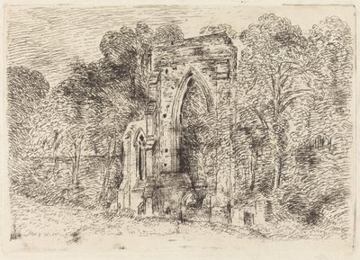 The Ruins of Netley Abbey by John Constable