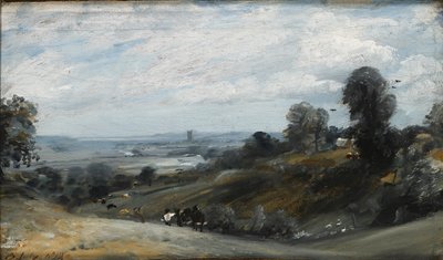 The Vale of Dedham from Langham, 1812 by John Constable