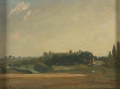 View Towards the Rectory, East Bergholt by John Constable