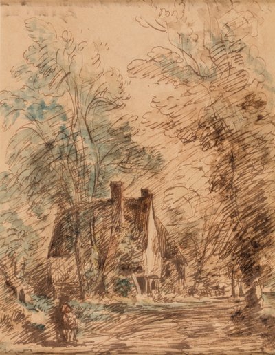 Water Lane, Stratford St. Mary by John Constable