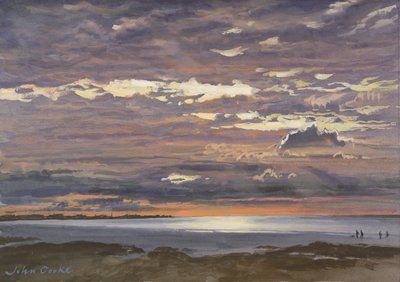 Evening, Ouistreham, 2000 by John Cooke