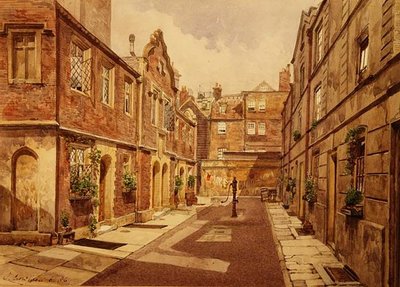 Alms Houses, Cock Court by John Crowther