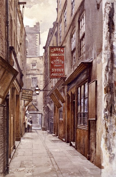 Botolph Alley, London by John Crowther