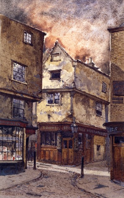 Dick Whittington Inn, Cloth Fair, London by John Crowther