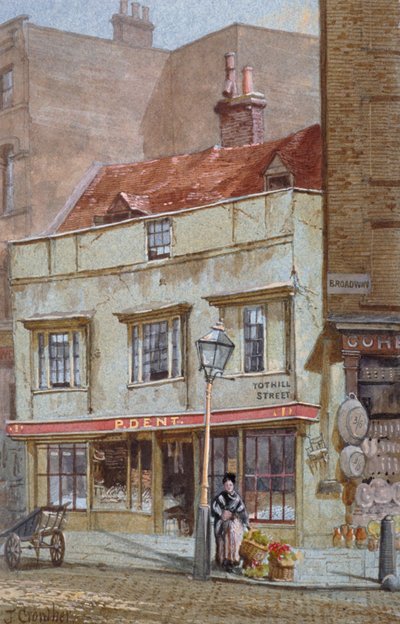 No 1 Tothill Street, Westminster, London, c. 1880 by John Crowther