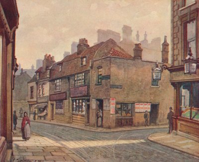 Old Houses in Snowfields, Bermondsey, 1887-1926 by John Crowther