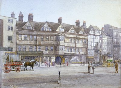 Staple Inn, London, 1882 by John Crowther