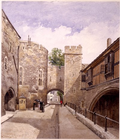 Tower of London, London, 1883 by John Crowther